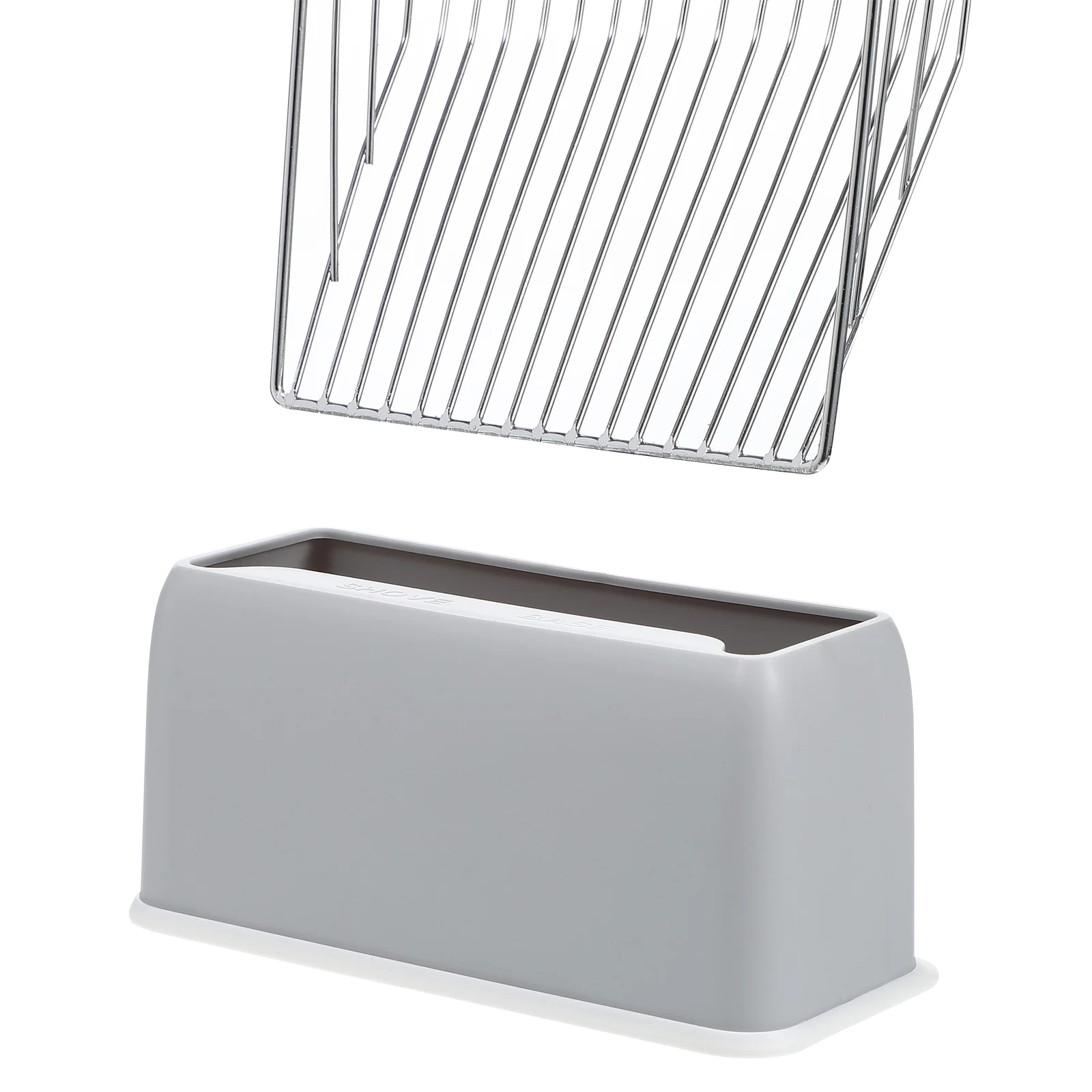 Совок для кошачьего туалета с большой деревянной ручкой ((набор) Серый) Товары