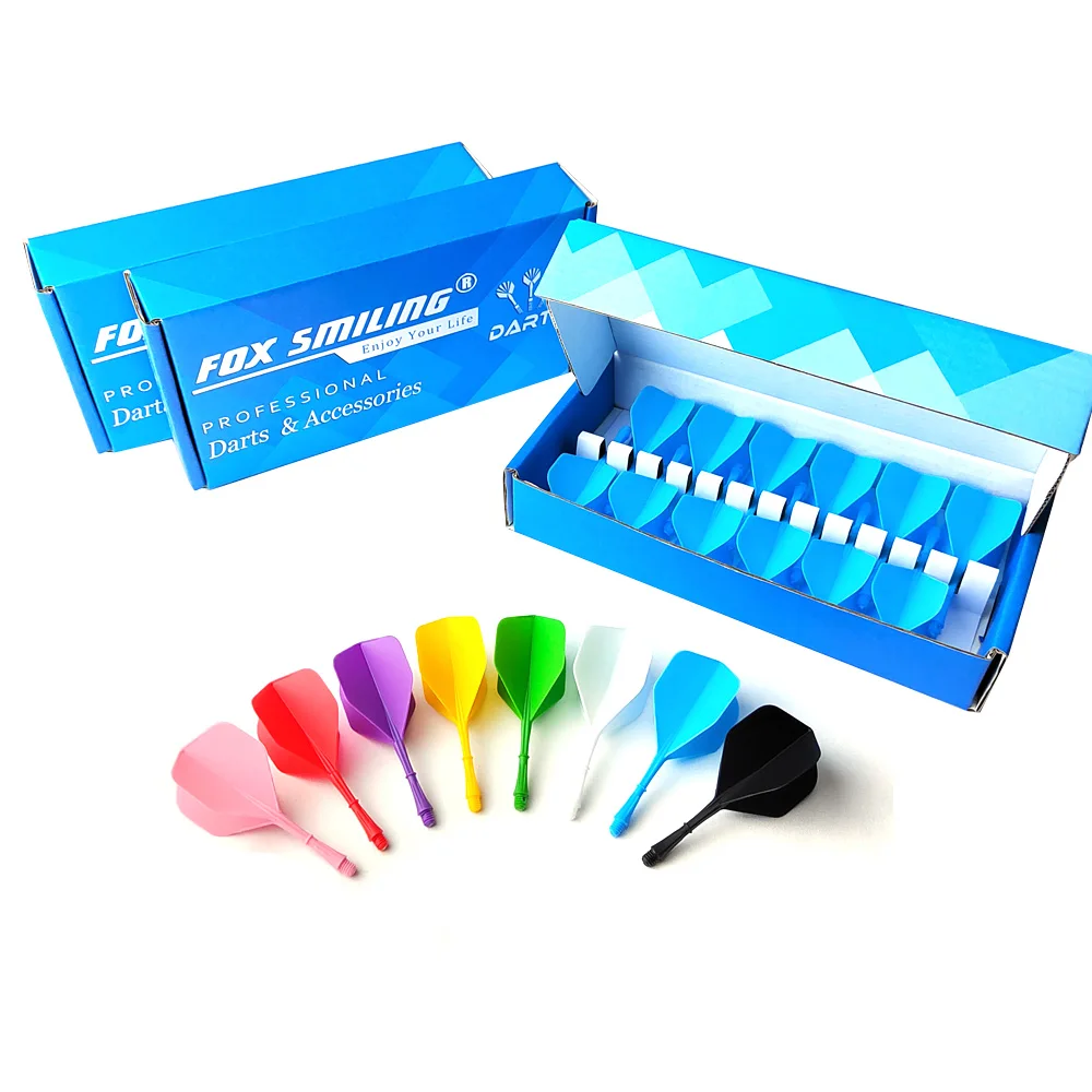 Дротика лиса улыбающаяся валы для полета 12 шт. интегрированные и 2BA винт в одном
