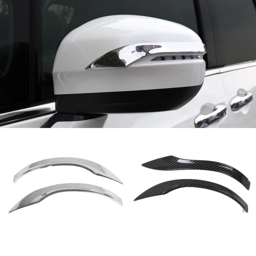 

ABS Chrome/Carbon fiber Car Rearview mirror decoration strip Cover Trim Sticker Styling For Honda Odyssey 2015-2022 Accessories