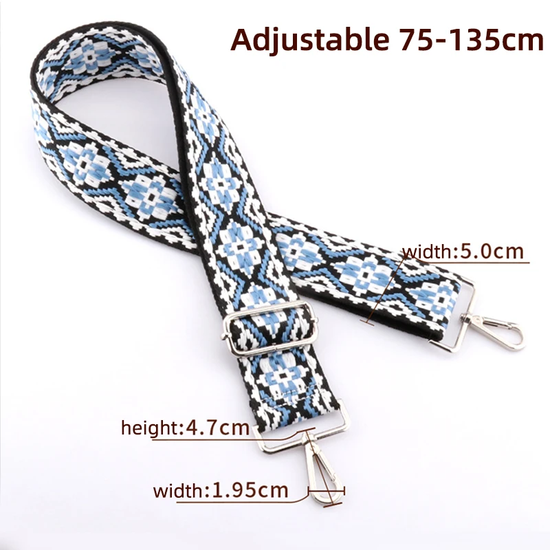 

Handbag Diy Straps For Crossbody Adjustable Wide 5CM Bag Accessories Belt Bag Accessories Handbag Belt Wide Nylon Shoulder O Bag