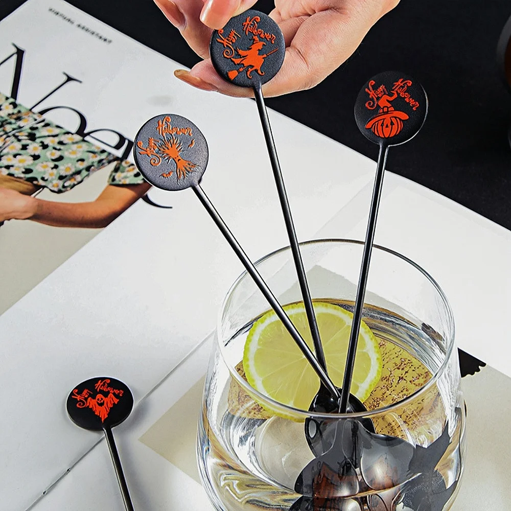 Hello Halloween Креативный Набор Посуды Из Нержавеющей Стали 304 - Дьявол Ведьма Тыква