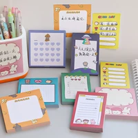 korean ins cute sticky notes student message cartoon bear n times stickers learning office memo pads kawaii decor stationery tag