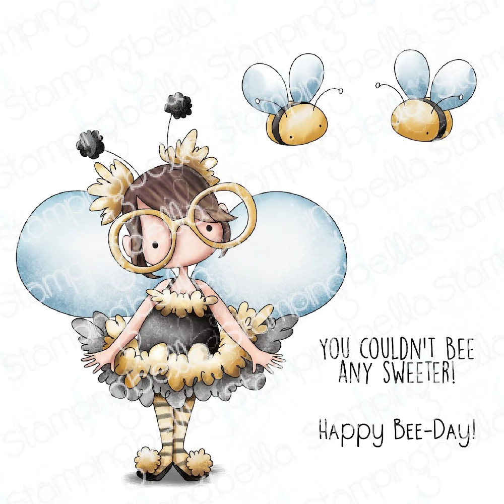 

Diy Tiny Townie Busy Bee New Metal Cutting Dies and Stamps Set Handmade Scrapbooking Paper Greeting Card Coloring Embossing Mold