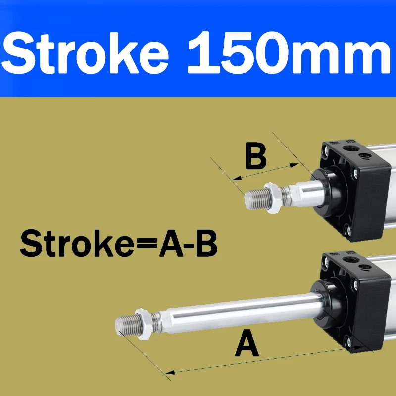 

Пневматические цилиндры SC 32/40/50/63 мм