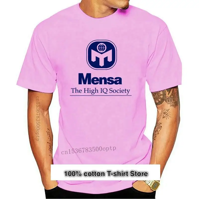 

Camiseta de MENSA internacional High IQ Society, nueva