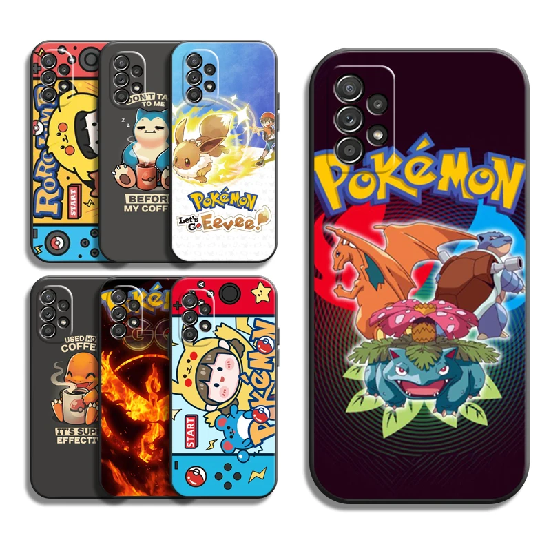 

Pokemon Cute Anime Phone Cases For Samsung Galaxy S20 FE S20 Lite S8 Plus S9 Plus S10 S10E S10 Lite M11 M12 Cases Coque