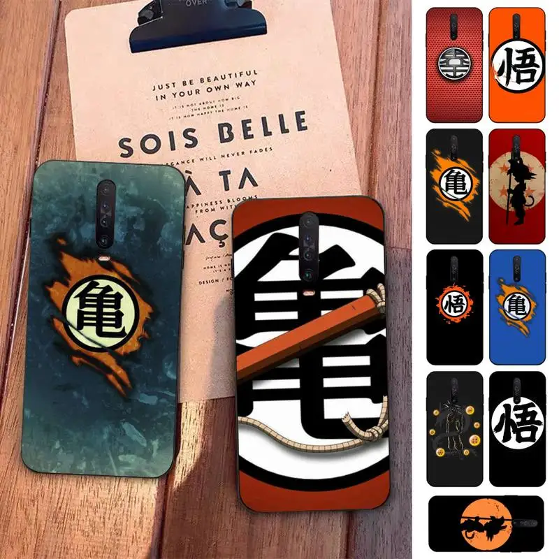 

BANDAI Dragon ball logo Phone Case for Redmi 5 6 7 8 9 A 5plus K20 4X S2 GO 6 K30 pro
