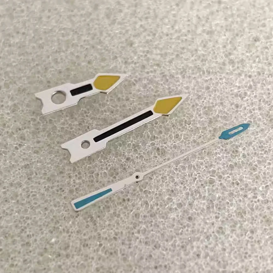 

NH35 Modified Accessories Watch Hand Black Yellow Blue Needle for Japanese NH35/36/4R/7S Mechanical Movement
