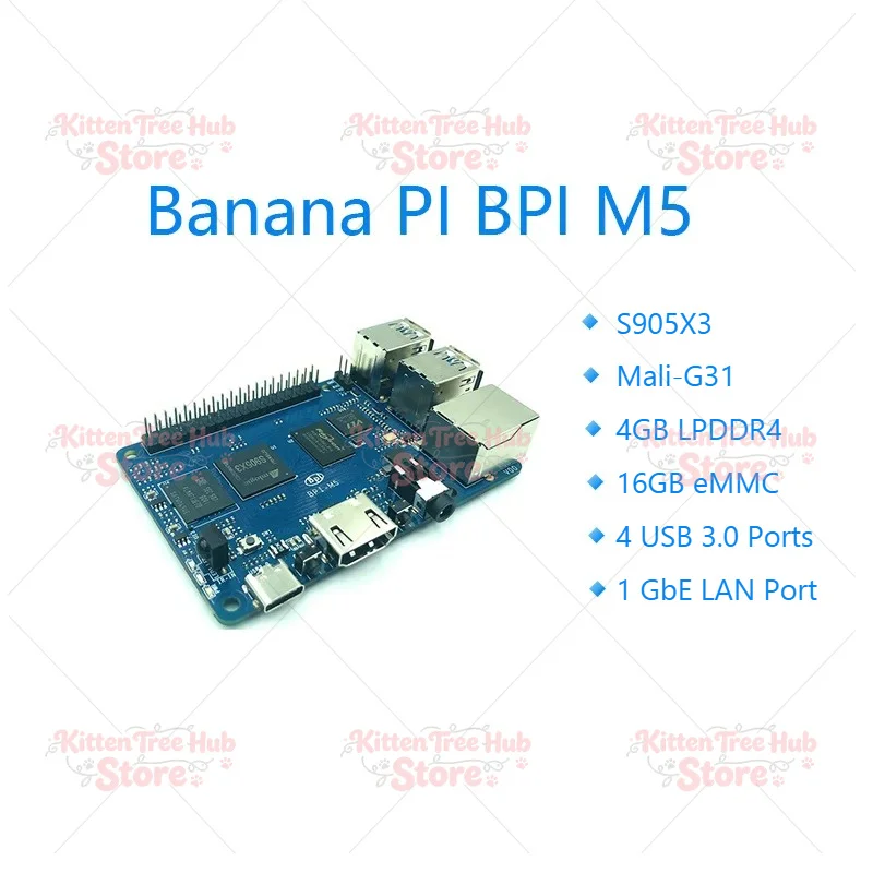 Фото Banana PI BPI M5: Компьютер на одной плате нового поколения с дизайном на базе Amlogic S905X3 №2