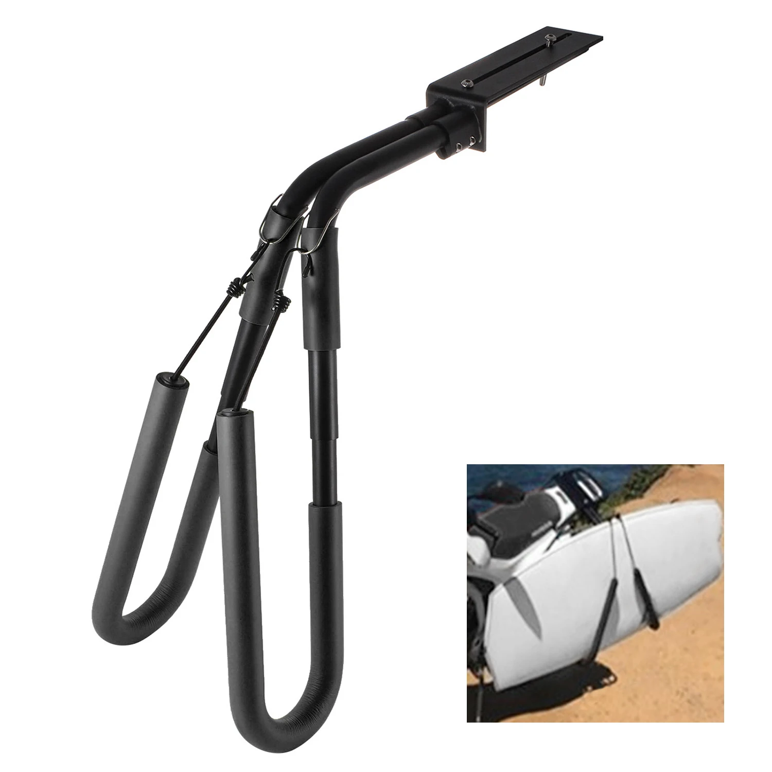 

Держатель для серфинга для велосипедного мотоцикла, переносная регулируемая стойка для серфинга, ветрозащитная стойка для серфинга