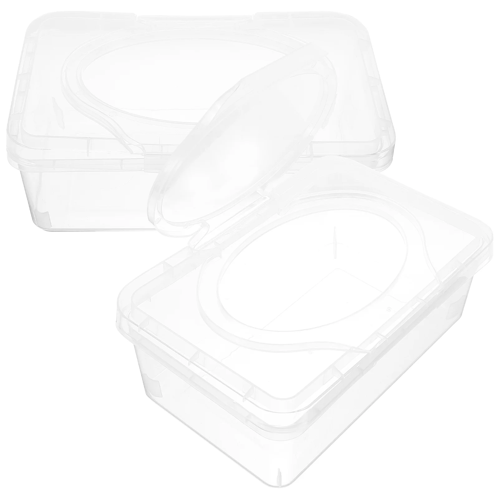 

2Pcs Container Case Wipes Dispenser Wipes Container Dispenser Baby Wipe Container Wipes Holder Travel Wipes Case