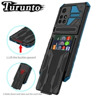 for xiaomi 11 lite 11t case armor shockproof stand protection cover for xiaomi 11tpro redmi 10 9c 9a 9t 9 with card slot cases