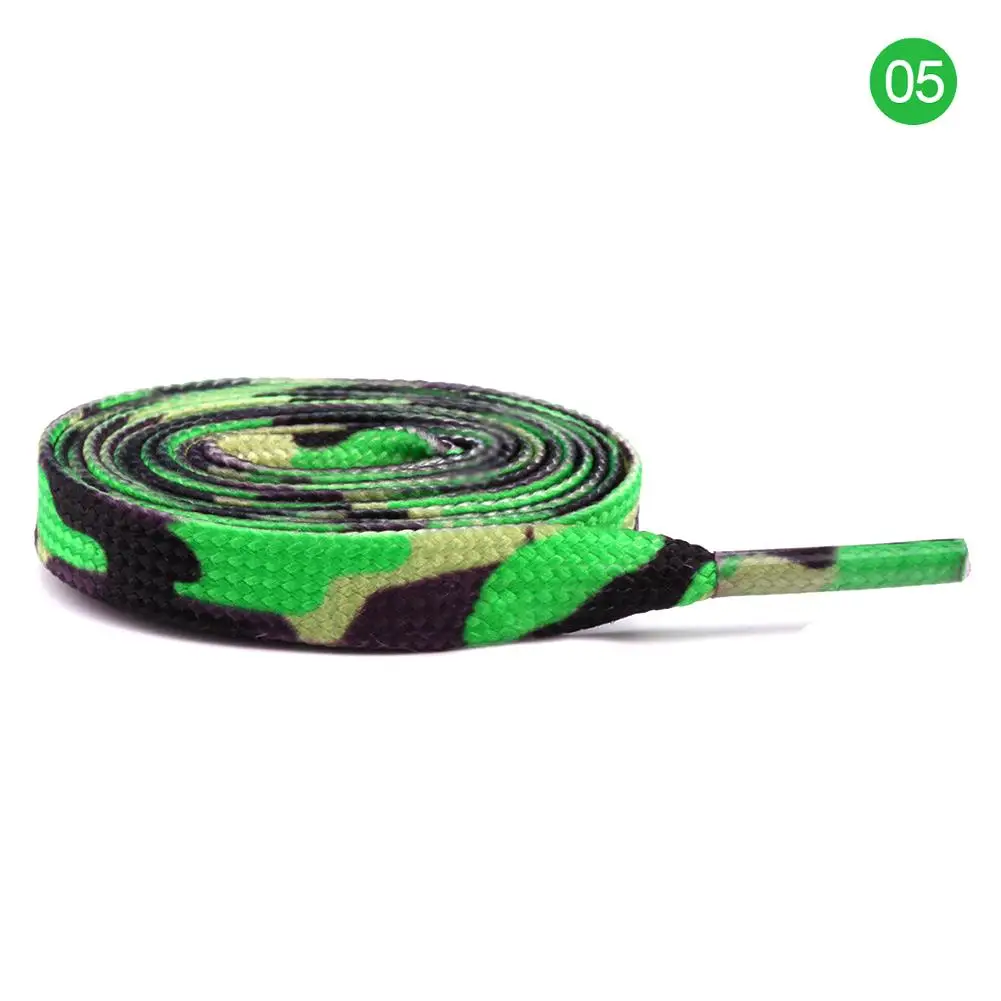 1 Pair Colorful Laces Rainbow Shoe Laces Gradient Print Flat Shoelace Casual Chromatic Color Sneaker Shoelaces New