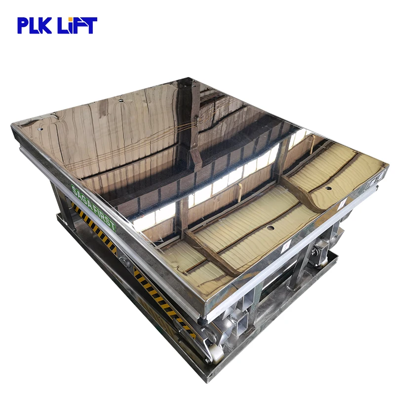 New Arrival Table Lifter Scissor Platform Hydraulic Jack Goods Lifting Equipment with Stainless Top | Machine
