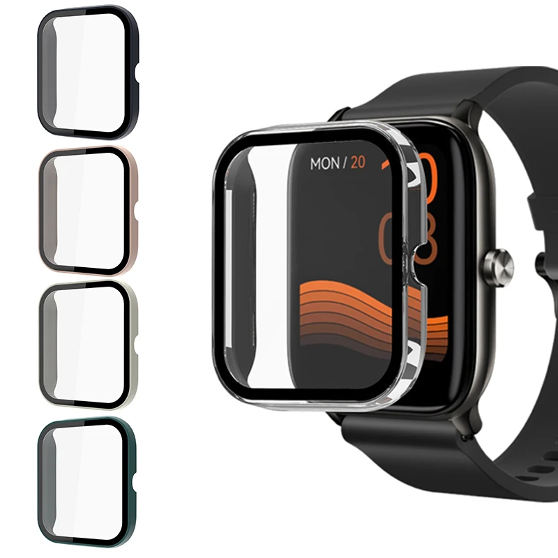 

Hard Edge Shell Screen Glass Protector Film Smartwatch Case Frame For Haylou GST LS09B Smart Watch Protective Cover Accessories