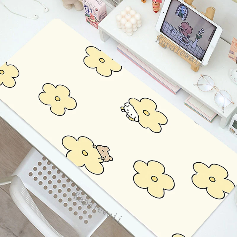 Игровые аксессуары с милыми растениями коврики для мыши компьютерный игровой