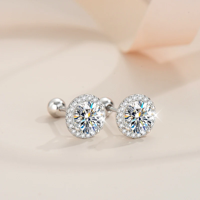 

Женские серьги-подвески из серебра 100% пробы с бриллиантами