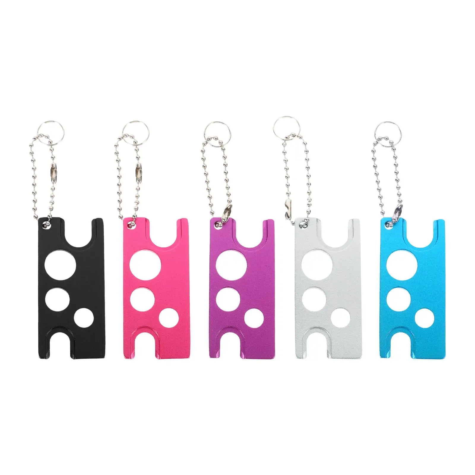 

Adhesive Top Remover with Keychain Essential Oil Bottle Opener Universal Opener Remover Makeup Accessories for Roller Balls Caps