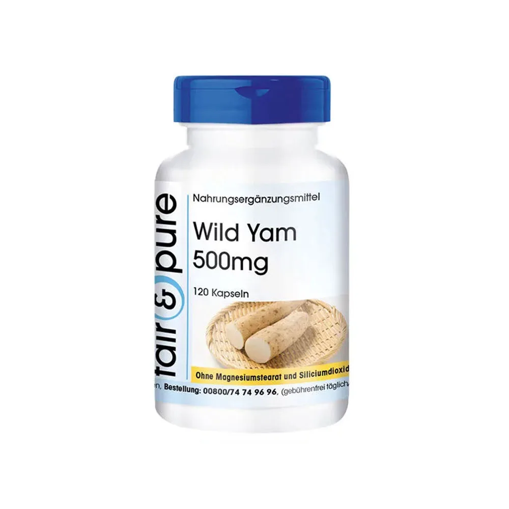 

German DHEA Wild Yam 500mg improves ovum quality follicular development ovary care prepares for pregnancy youthfulness 120 Cpas