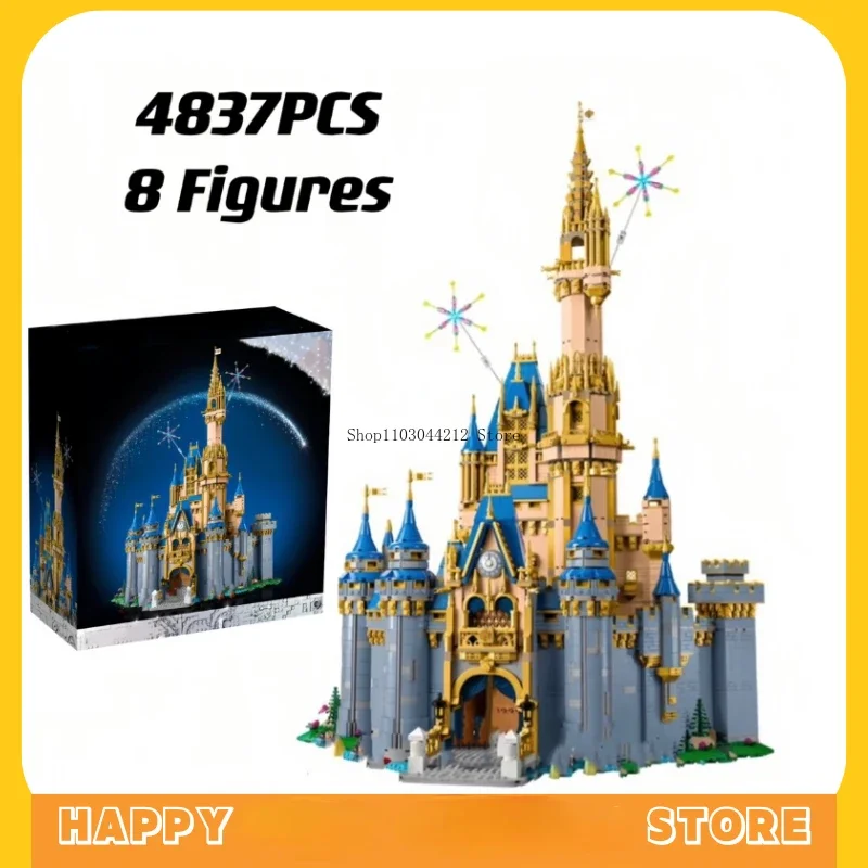 

NEW Compatible 43222 Princess Castle Modular Building Blocks Bricks Education Kids Christmas Birthday Gifts Toy 71040 16008