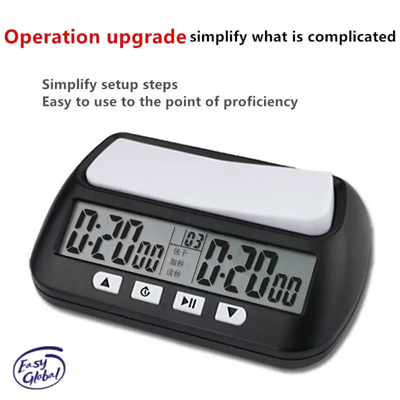 

Multifunctional Chinese Chess Clock Dedicated Timer For Go Competitions Timer Step Recorder Can Be Turned Off And Muted