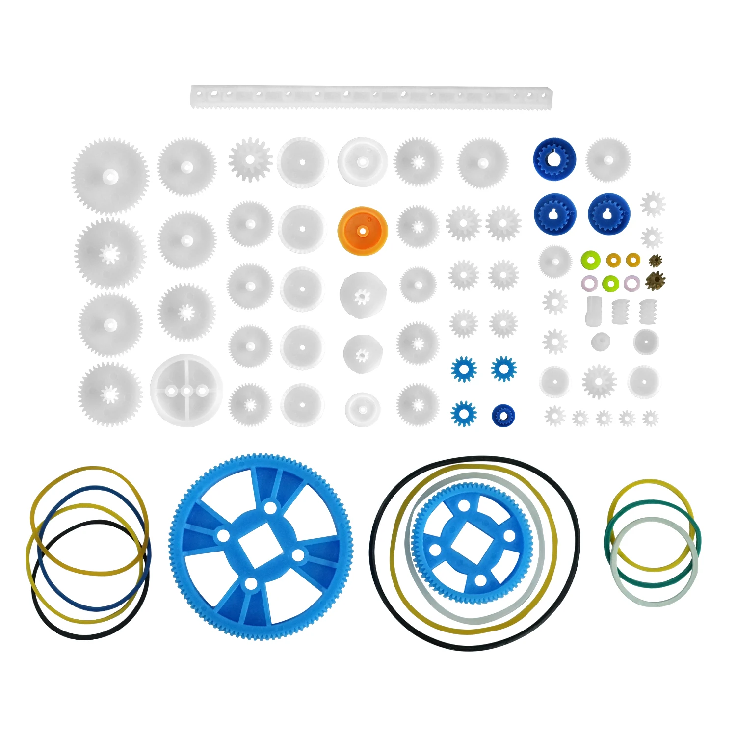 EKIND пластиковый набор для самостоятельной сборки роботов, коробка передач, мотор-редуктор, набор шестеренок для DIY автомобиля, робот, радиоуправляемая модель, вертолет с дистанционным управлением, самолет