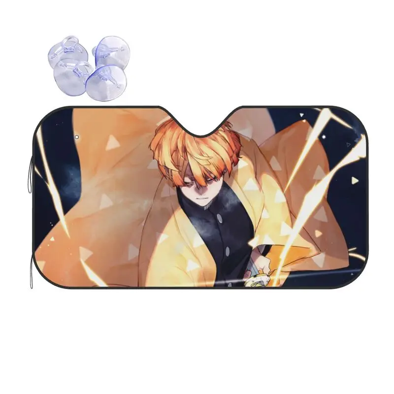 

Призрачный рассекающий аниме автомобильный солнцезащитный козырек мультяшный анимационный автомобиль защита от УФ-лучей автозапчасти Де...