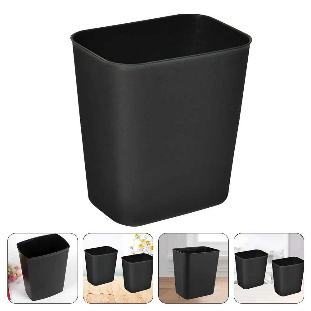 

Can Trash Bin Garbage Waste Container Kitchen Office Black Basket Wastebasket Bucket Paperbathroom Slimrubbish Homecans Toilet