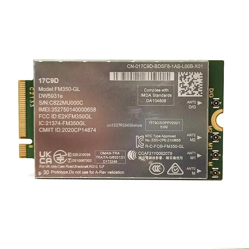 Сетевые адаптеры для карт FM350GL DW5931e WCDMA 5531 Прямая поставка