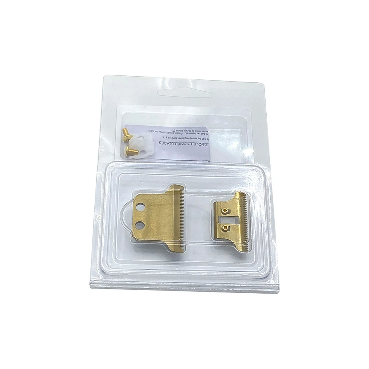 

2-Hole Clipper Cutter Replacement Hair Trimmer Blades for 8081 8171 Gold