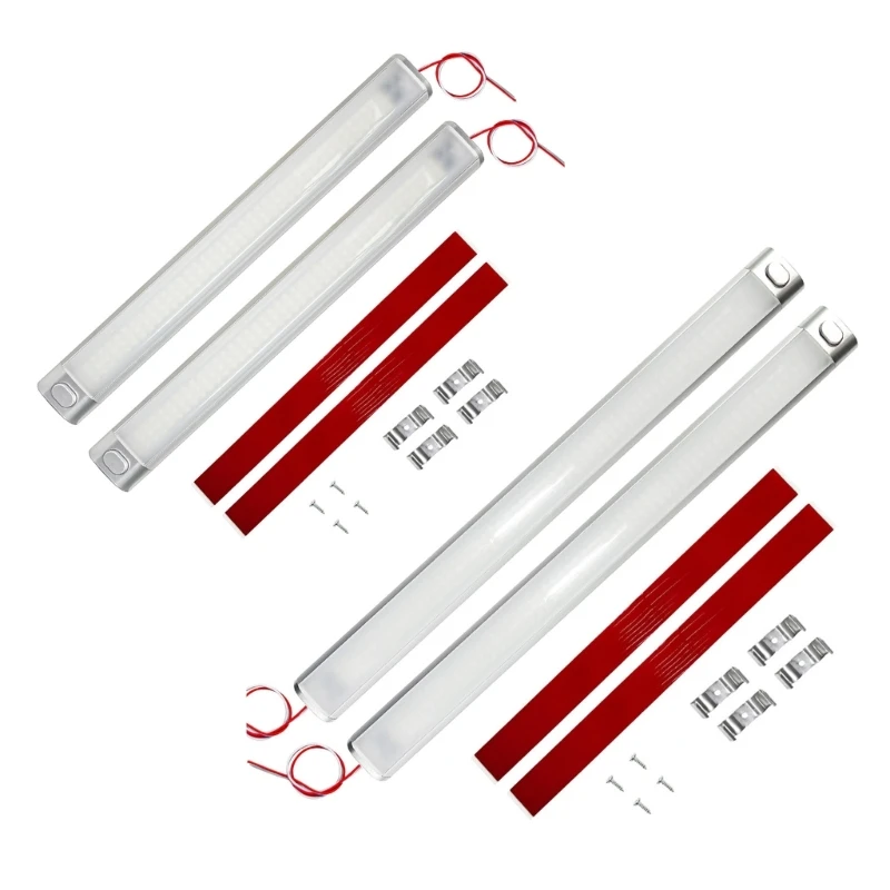 

120/168 Светодиодная лента для внутреннего освещения автомобиля с переключателем ВКЛ/ВЫКЛ для грузового автомобиля 12В-80В