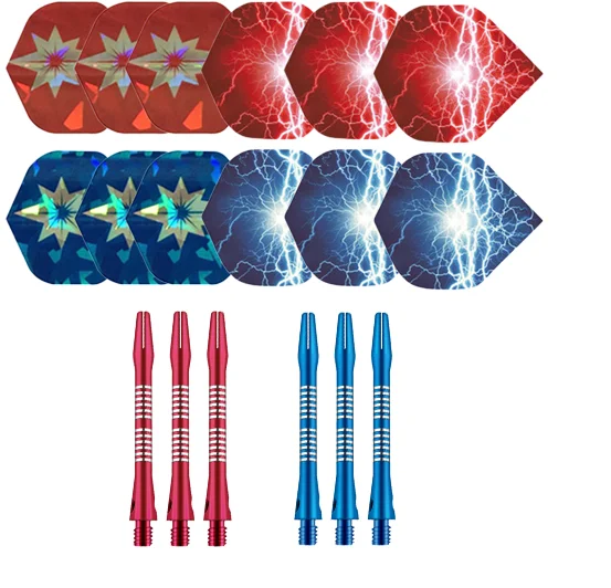 45 мм алюминиевые валы для дротиков синие дротики набор аксессуаров полетов