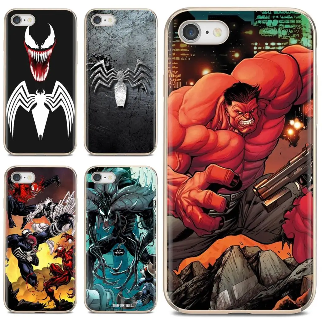 Чехлы из ТПУ Venom Marvel злодей Халк для Samsung Galaxy Note 3 4 5 8 9 S3 S4 S5 Mini S6 S7 Edge S8 S9 S10 Plus - купить