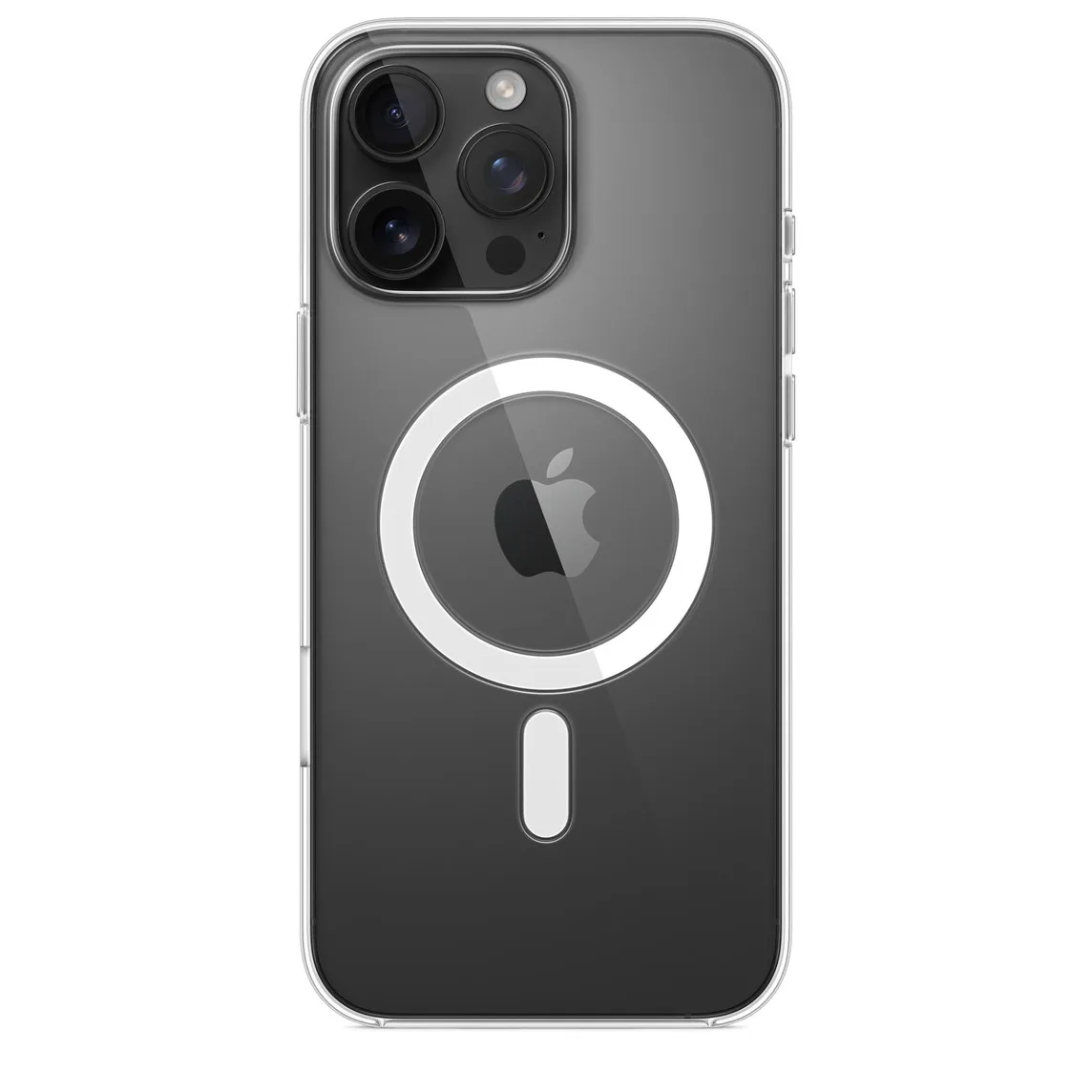 Фото Магнитный прозрачный чехол для APPLE iPhone 16 Pro 15 14 13 12 Pro Max 16 Plus для беспроводной зарядки Magsafe, прозрачный, с крышкой №5