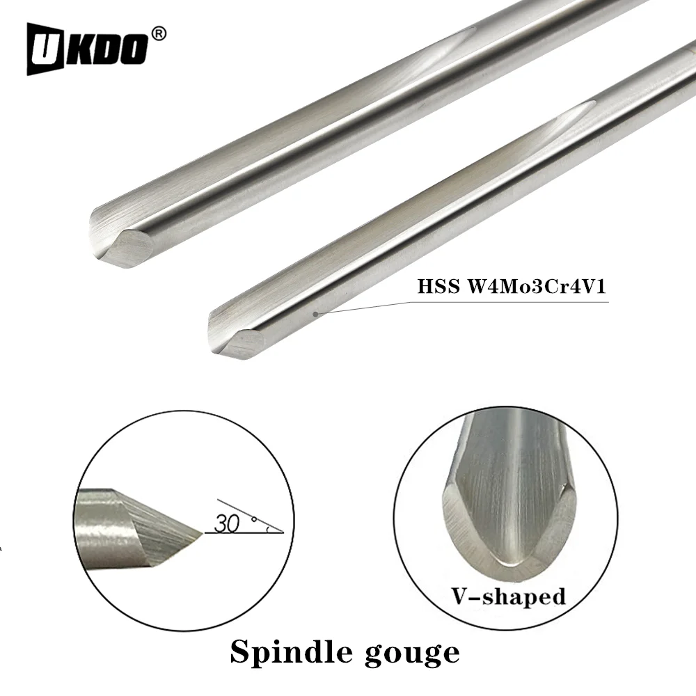 Набор токарных резцов UCDO из быстрорежущей стали для дерева Шпиндельный Режущий