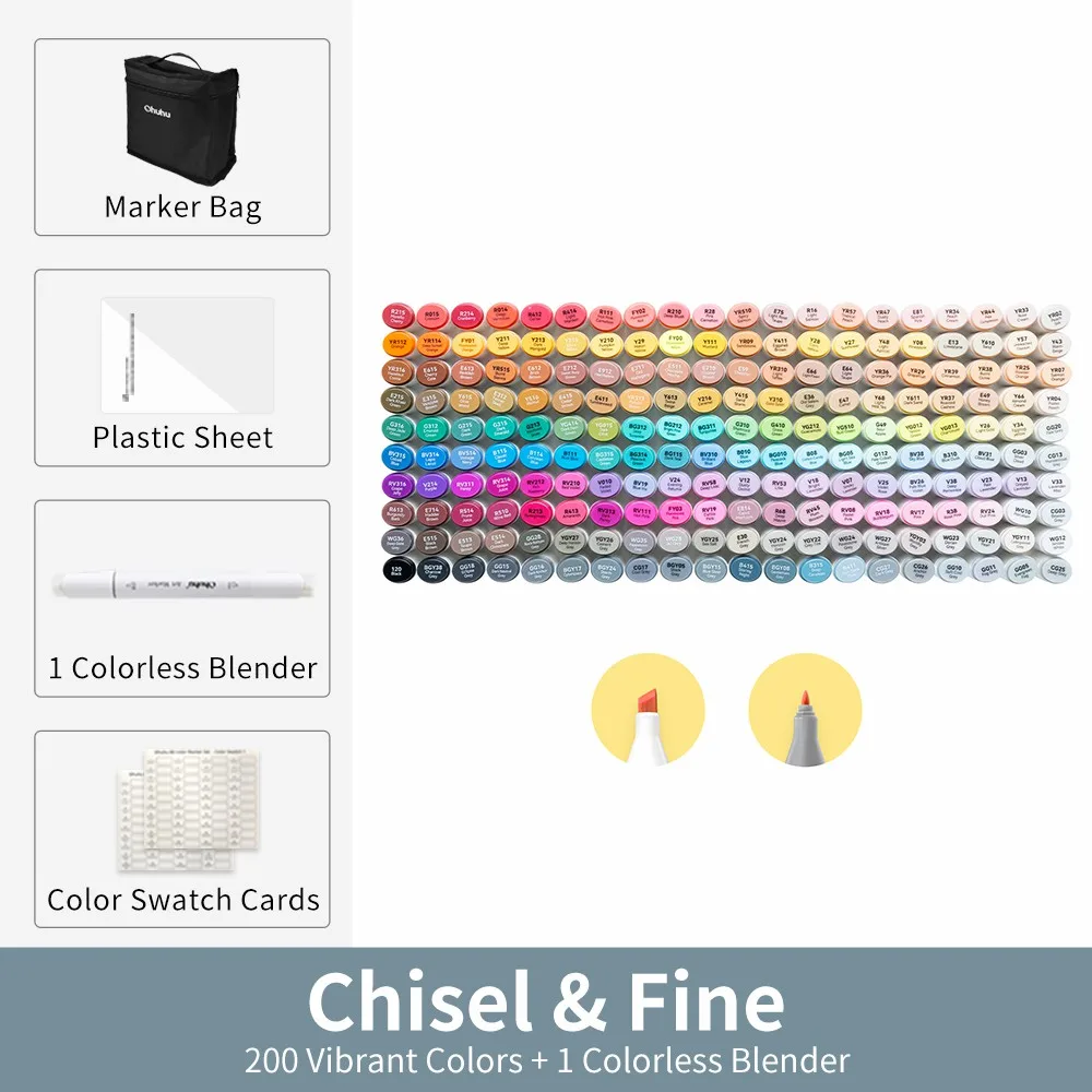 

Маркеры Ohuhu Oahu 24-320 Colors