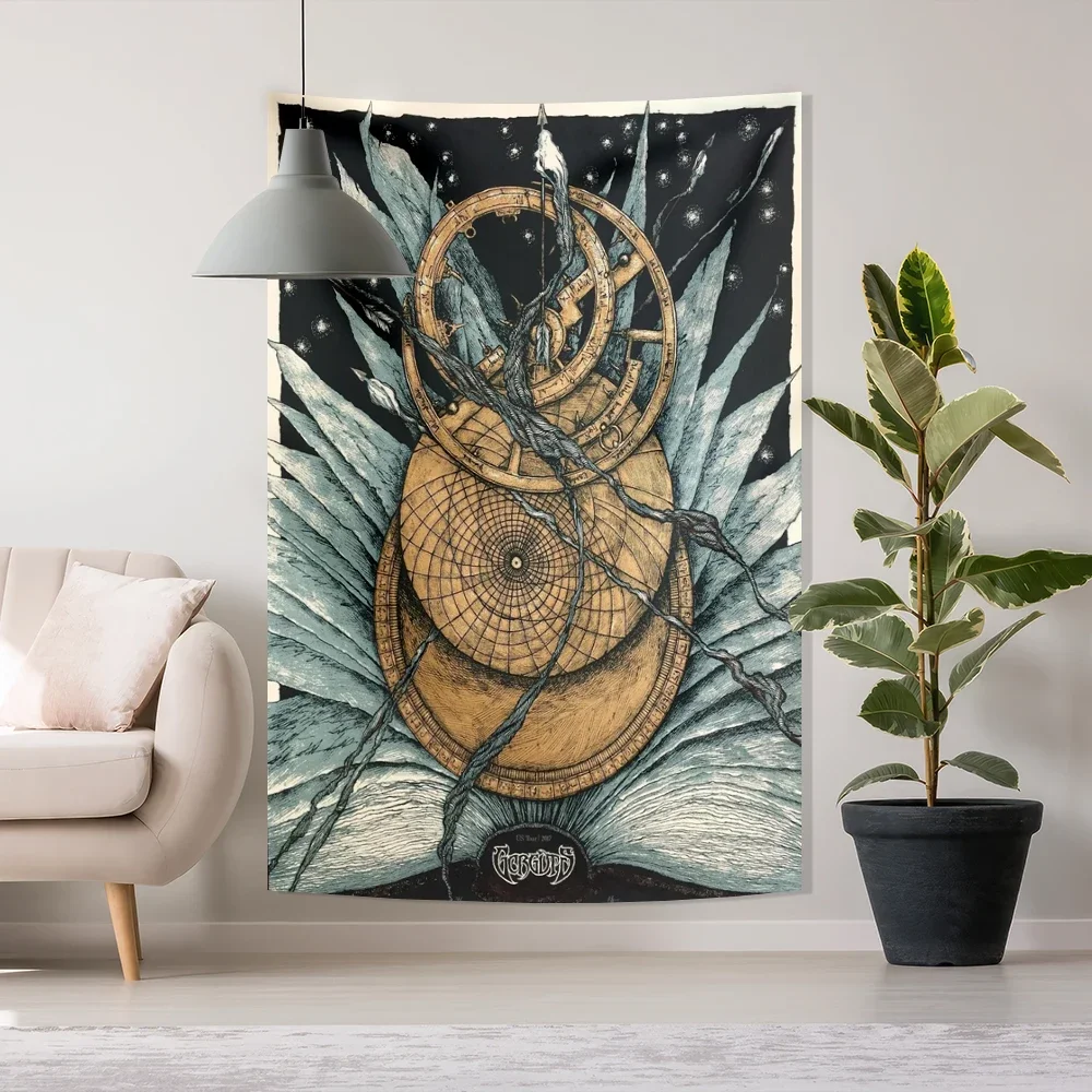Канадская искусственная Гобеленовая ткань с принтом хиппи Настенная Подвеска