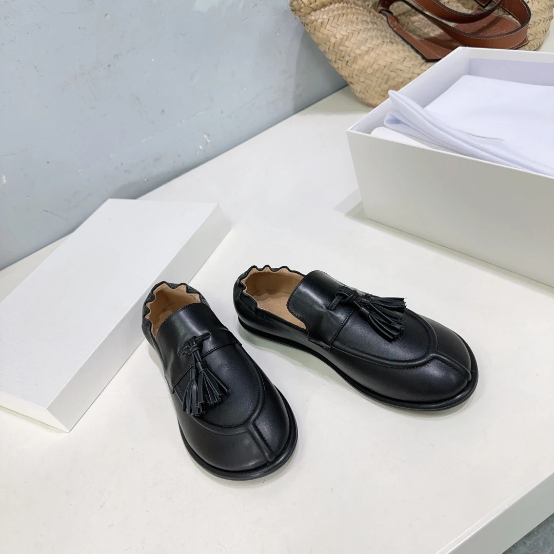 Новинка 2024 осенне-зимняя французская тарелка винтажная обувь для бабушки