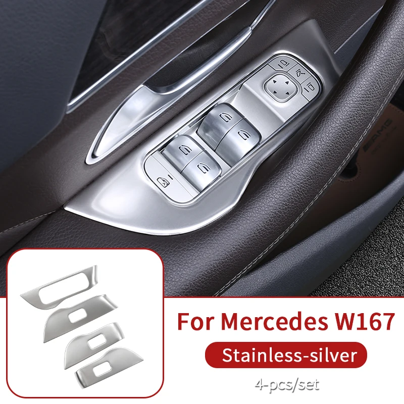 

Накладка на окно Mercedes 2020 ~ 2025 gle w167 v167 новая крышка поставки gls x167 gle c167 coupe carbon 350g 450 500e 53 аксессуары
