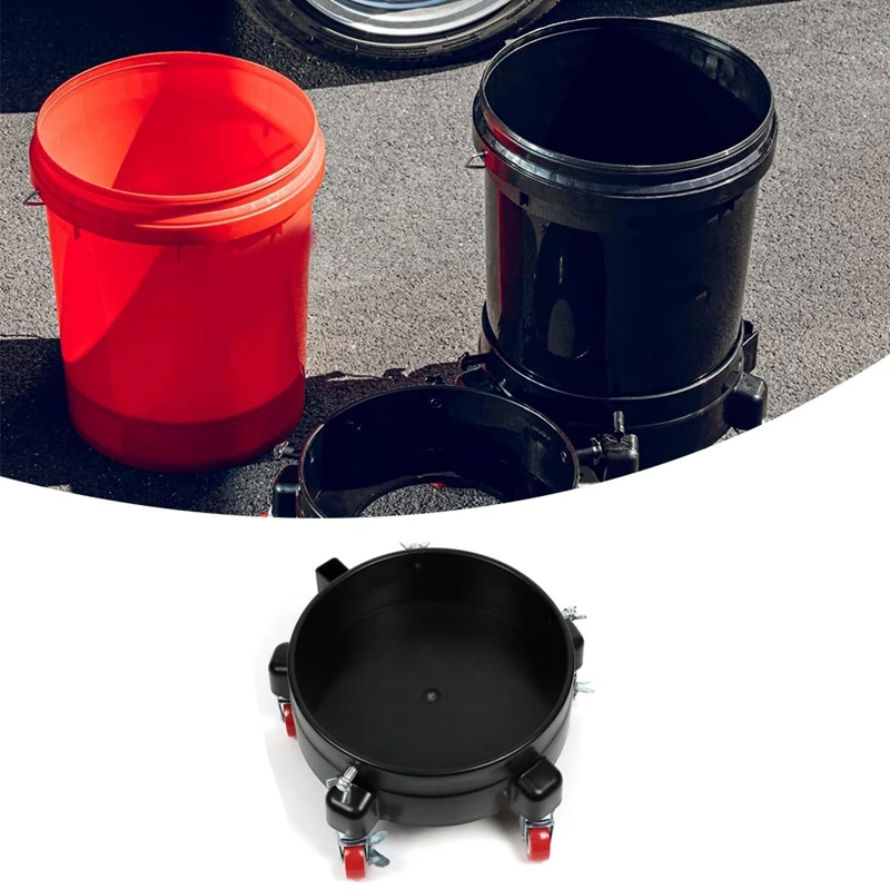 11 5 дюймовая тележка-ведро легко нажимаемая Съемная роликов поворотные ролики