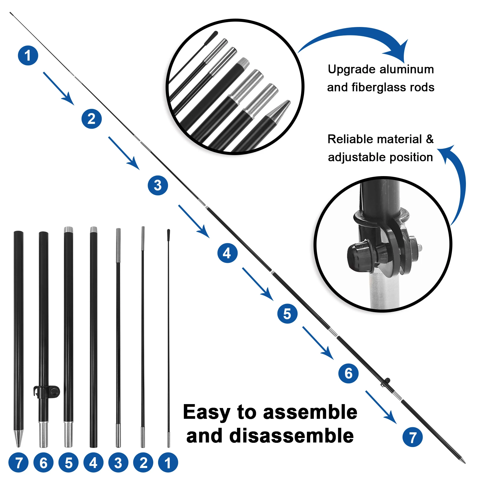 FSFLAG 1 шт. 280 см налог перо флаг с флагштоком рекламный наружный баннер украшение
