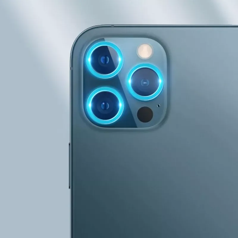 Original  for iphone 13 Pro Max Camera Lens Protector Luminous Camera Lens Ring for iphone 11 12 pro 13mini Protective Film for