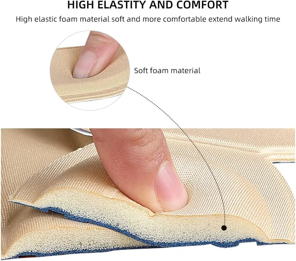 1 Pair Memory Foam Insole Pad Inserts Heel Post Back Breathable Anti-slip for Women High Heel Shoe New Shoe Arch Support Insoles