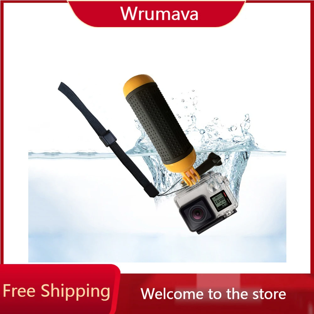 

Water Floating Hand Grip Handle Float Action Camera Mount for Go pro Accessories for GoPro Hero 12 11 8 7 Xiaomi Yi DJI Action 2