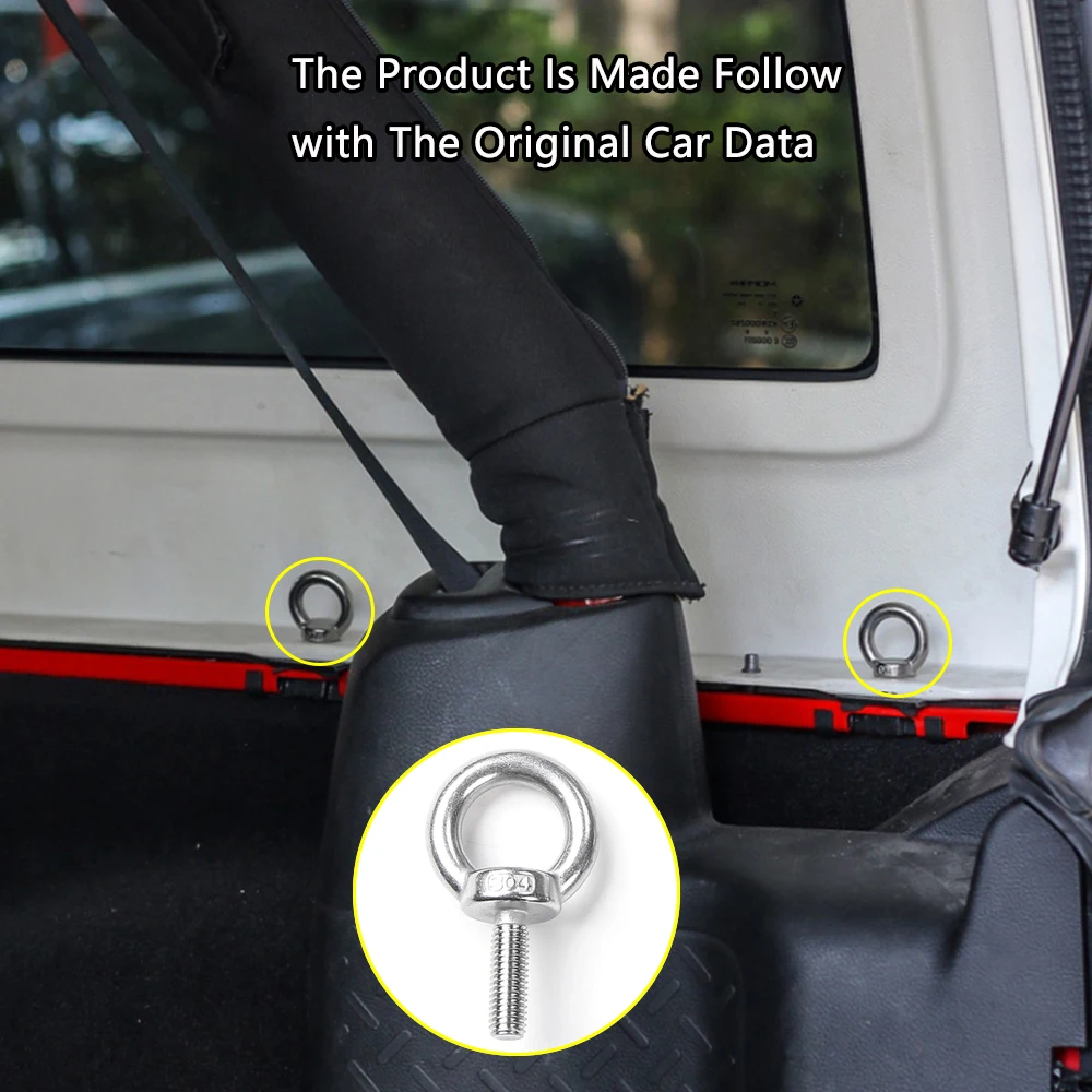 Металлические Болты И Винты С Твердым Верхом Для Jeep Wrangler JL YJ TJ JK 2/4 Door 2007-2023 —