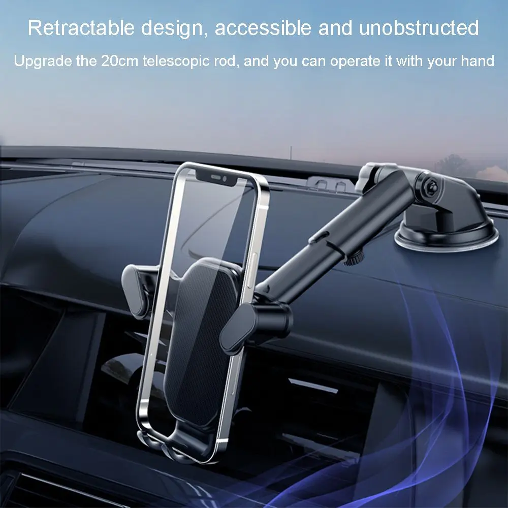 

Универсальный гравитационный Автомобильный держатель для телефона, подставка с креплением на вентиляционное отверстие для сотового телеф...