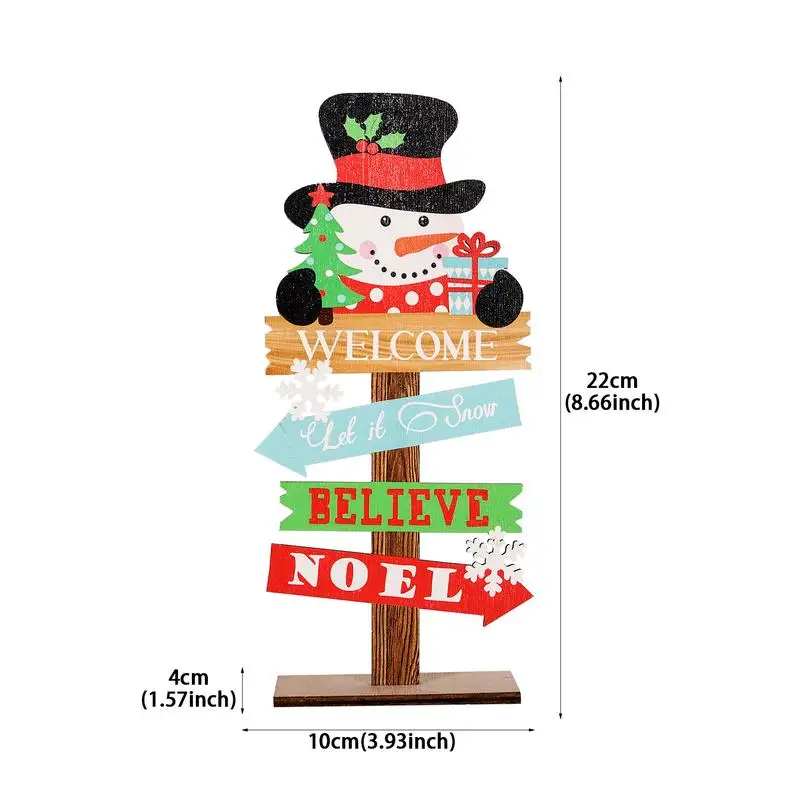 Настольное украшение для рождественской елки Санта-Клаус Счастливого Рождества