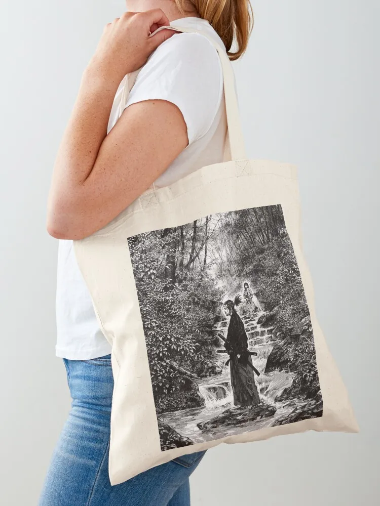 Manga Vagabond Musashi Miyamoto Tote Bag отличная сумка для покупок складные
