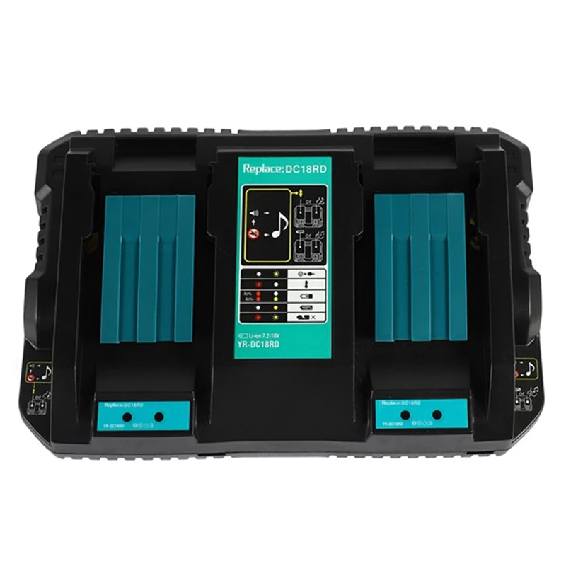 

Подходит для Makita с зарядным устройством USB DC18RD Двойная зарядка 6A Быстрая зарядка 18 в литиевый аккумулятор электроинструменты