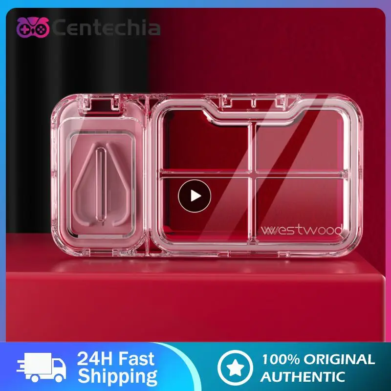

Plastic Pill Box Portable Medicine Organizer Case Pill Cutter Separate Divider Container For Travel Dispenser Accessories Tools